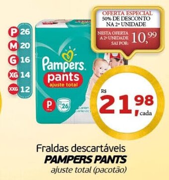 Cometa Supermercados Fraldas Descartaveis Pampers Pants oferta