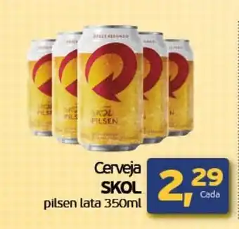 Cometa Supermercados Cerveja Skol 350ml oferta