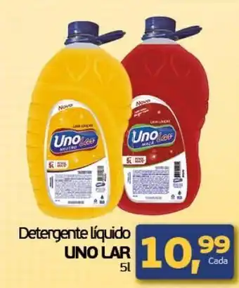 Cometa Supermercados Detergente Liquido Uno Lar 5l oferta
