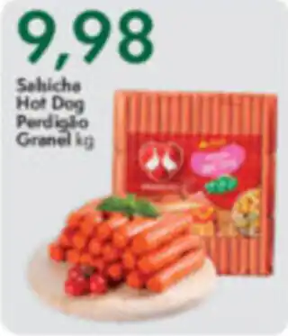 Master Supermercados Salsicha Hot Dog Perdigao a granel 1kg oferta