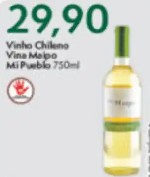 Master Supermercados Vinho Chileno Vina Maipo Mi Pueblo 750ml oferta