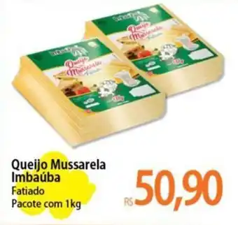 Atacadão Queijo Mussarela Imbaúba Fatiado Pacote com 1kg oferta