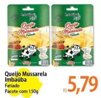 Atacadão Queijo Mussarela Imbaúba Pacote com 150g oferta
