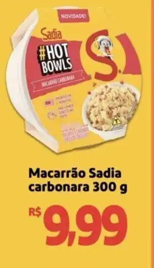 Extra Supermercado Macarrão Sadia carbonara 300 g oferta