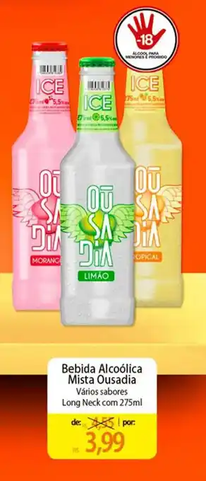 Atacadão Bebida Alcoólica Mista Ousadia Vários sabores Long Neck com 275ml oferta