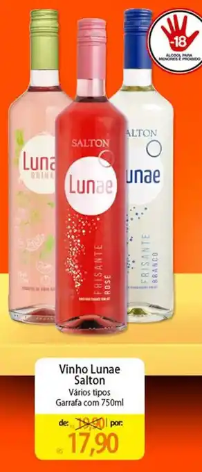 Atacadão Vinho Lunae Salton Vários tipos Garrafa com 750ml oferta