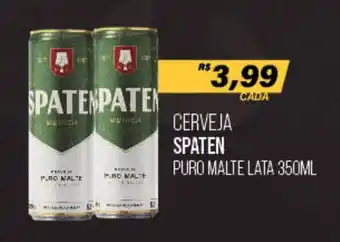 Cometa Supermercados CERVEJA SPATEN PURO MALTE LATA 350ML oferta