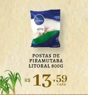 Postas De Piramutaba Litoral 800g