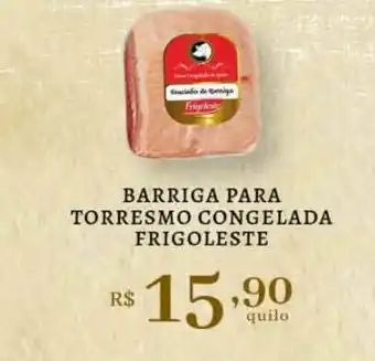 Barriga Para Torresmo Congelada Frigoleste 1kg