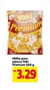 Extra Supermercado Milho para pipoca Yoki Premium 500g oferta