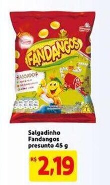 Extra Supermercado Salgadinho Fandangos presunto 45g oferta