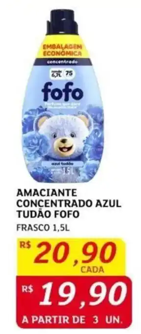 Assaí Atacadista AMACIANTE CONCENTRADO AZUL TUDÃO FOFO FRASCO 1,5L oferta