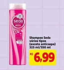 Extra Supermercado Shampoo Seda varios tipos 325ml/350ml oferta