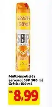 Extra Supermercado Multi-insecticida Aerossol SBP 300ml Gratis: 150ml oferta