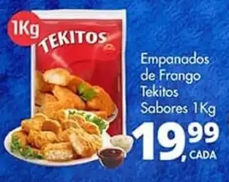 Delta Supermercados Empanados de Frango Tekitos Sabores 1Kg oferta