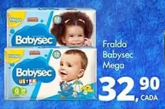 Delta Supermercados Fralda Babysec Mega oferta