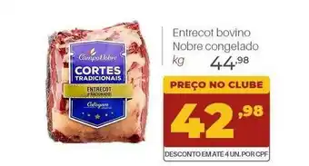 Entrecot Bovino Nobre Congelado 1kg