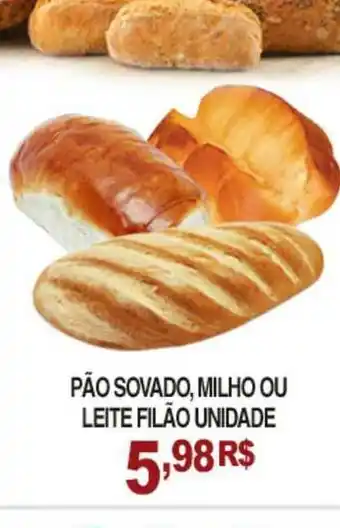 Mercadão Atacadista Páo Sovado Milho Ou Leite Filáo oferta