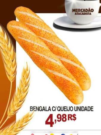 Mercadão Atacadista Bengala C Queijo Unidade oferta