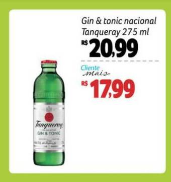 Pão de Açúcar Gin & Tonic Nacional Tanqueray 275ml oferta