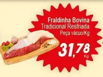 Villefort Atacadista Fraldinha Bovina Tradicional Resfriada 1kg oferta