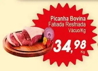 Villefort Atacadista Picanha Bovina Fatiada Resfriada 1kg oferta