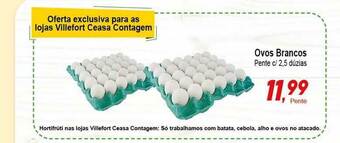 Villefort Atacadista Ovos Brancos oferta