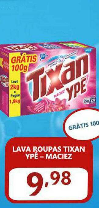 Lava Roupas Tixan Ypê - Maciez