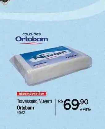Travesseiro Nuvem Ortobom