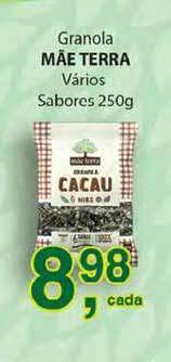 Supermercados Mundial Granola Mãe Terra 250g oferta