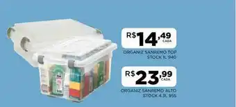 DB Supermercados Organiz Sanremo Top Stock Organiz Sanremo Alto Stock oferta