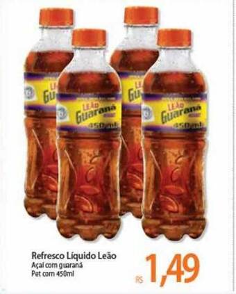 Atacadão Refresco Líquido Leão 450ml oferta