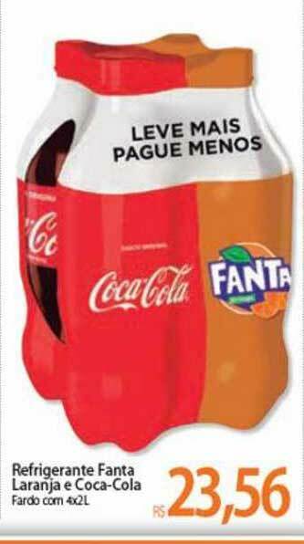 Atacadão Refrigerante Fanta Laranja E Coca-cola oferta