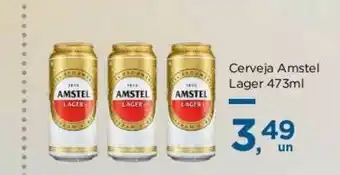 Super São Luiz Cerveja Amstel Lager 473ml oferta