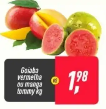 Frangolândia Goiaba vermelha ou manga tommy 1kg oferta