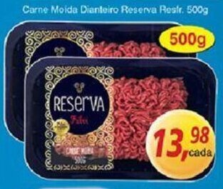 Supermercados Guanabara Carne Moida Dianteiro Reserva 500g oferta