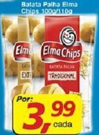 Supermercados Guanabara Batata Palha Elma Chips 100g/110g oferta
