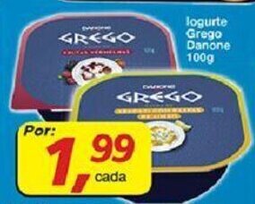 Supermercados Guanabara Iogurte Grego Danone 100g oferta