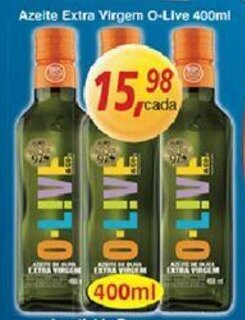 Supermercados Guanabara Azeite Extra Virgem O-live 400ml oferta