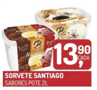 Fort Atacadista Sorvete Santiago 2L oferta
