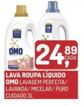 Fort Atacadista Lava roupa Liquido Omo 3L oferta