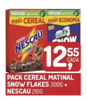 Fort Atacadista Pack Cereal matinal Snow Flakes 300g + Nescau 210g oferta