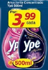 Supermercados Guanabara Amaciante Concentrado Ype 500ml oferta