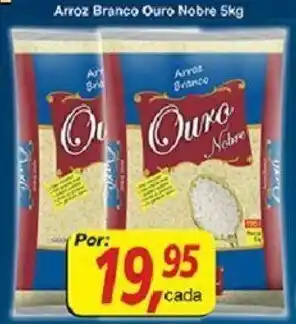 Supermercados Guanabara Arroza Branco Ouro Nobre 5kg oferta