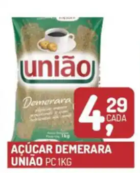 Fort Atacadista Acucar demerara Uniao 1kg oferta