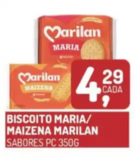 Fort Atacadista Biscoito Maria/ Maizena Marilan 350g oferta
