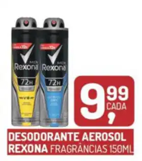 Fort Atacadista Desodorante Aerosol Rexona 150ml oferta