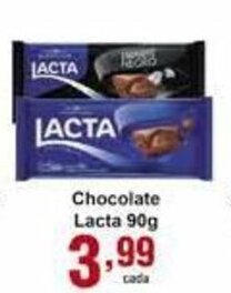Rossi Supermercado Chocolate Lacta 90g oferta