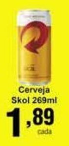 Rossi Supermercado Cerveja Skol 269ml oferta