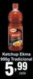 Rossi Supermercado Ketchup Ekma 950g Tradicional oferta